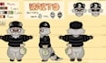 do custom plush reference sheet plush toy design stuffed furry animal character