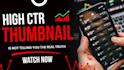 design high CTR youtube thumbnails for more views