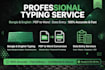 do fast bangla and english typing and data entry work