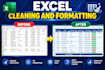 data cleaning , format , spilt excel data, pivot table