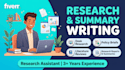 write professional research, summaries, and policy briefs