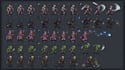 create animated pixel art sprite sheets, npc sprites and rpg animations