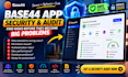 audit your base44 app security permissions, database and performance