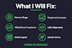 fix html css bugs and responsive navbar hide show toggle issue