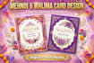 design luxury wedding invitation and shadi card