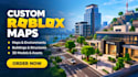 design custom roblox map, 3d game environments, cities and 3d models