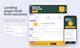 build custom shopify sections and landing pages for your theme