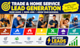 carpenter plumber roofer electrician handyman spa solar panel lead generation