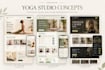 yoga studio website wordpress website