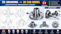create solidworks 3d models and mechanical drawings
