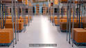 create 3d industrial warehouse automation robotic logistic product animation