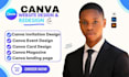 canva invitation, canva event design, canva card design, canva magazine,canva