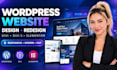 design or redesign, responsive wordpress website with divi, divi 5 or elementor