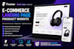 framer ecommerce landing page product website conversion focused responsive page