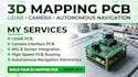 3d mapping device pcb design for lidar camera and autonomous navigation systems