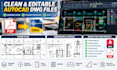 redraw PDF to autocad dwg floor plans