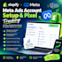 generate shopify meta ads account setup and pixel tracking