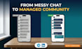 setup and manage telegram and linkedin community
