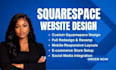 build squarespace website, design, redesign squarespace website development