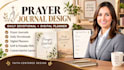 prayer journal design, daily devotional, digital planner