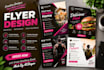 design unique and creative flyer designs