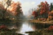 draw illustrate beautiful flat landscape illustration art