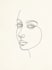 make minimal black and white line drawing sketch illustration