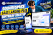 design squarespace saas landing pagesoftware startup product