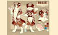 furry reference sheet ref sheet anthro sfw nsfw furry ref sheet character design