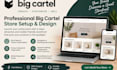 design and customize your big cartel online store
