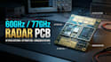 design 60ghz 77ghz radar pcb, rf patch antenna rf front end and embedded systems