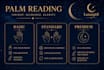 write a symbolic palm reading from your photo