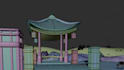 create realistic 3d environment design,hard surface modeling