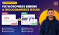 fix wordpress bugs, errors, elementor and responsive issues