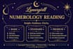 write a symbolic numerology reading from your birth date