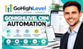 fix messy gohighlevel funnel and automation developer
