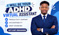 adhd virtual assistant for productivity, accountability and body doubling