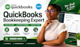 do setup, catchup, cleanup and bookkeeping in quickbooks online