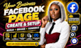 create and setup facebook business page