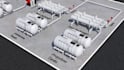 create 3d industrial animation chemical plant walkthrough technical  process