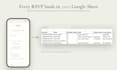 create a custom wedding website with rsvp that saves to google sheets