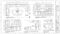 draft kitchen floor plan, kitchen layouts, section, and elevation in autocad