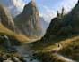 create fantasy landscape illustrations