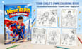 create personalized coloring books for kids