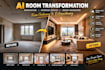 create ai room transformation and renovation videos