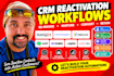 create CRM reactivation workflows using hubspot activecampaign highlevel wati