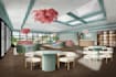 draw cafe restaurant interior sketch
