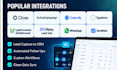 integrate rest apis, webhooks and crms with your website