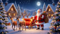 create 3d christmas animation and santa claus videos