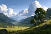 landscape illustration and concept art